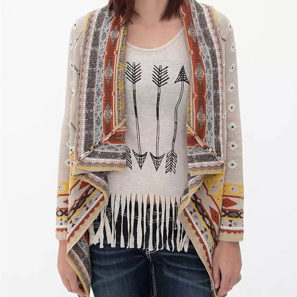Anthropologie Freeway Southwestern Flyaway Cardigan - Picture 8 of 8